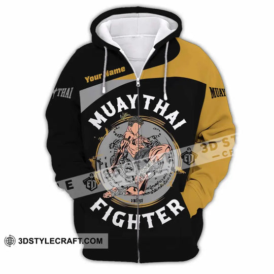 Unisex Shirt - Custom Muay Thai 3D Shirt style option 4