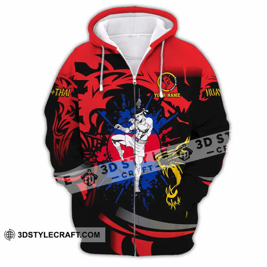 Unisex Shirt - Custom Muay Thai 3D Shirt style option 2