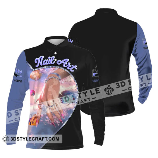 Unisex Shirt - Custom Nails Art Shirt style option 4