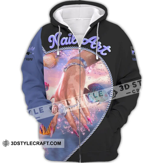 Unisex Shirt - Custom Nails Art Shirt style option 2