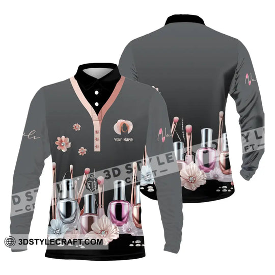 Unisex Shirt - Custom Nails Artist Shirt style option 4
