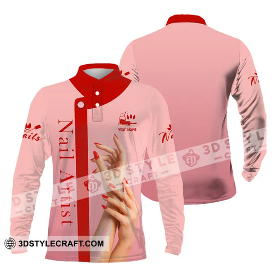 Unisex Shirt - Custom Nails Artist Shirt style option 4