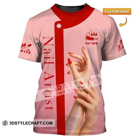 Unisex Shirt - Custom Nails Artist Shirt style option 1