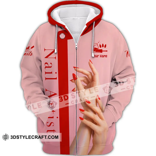 Unisex Shirt - Custom Nails Artist Shirt style option 2