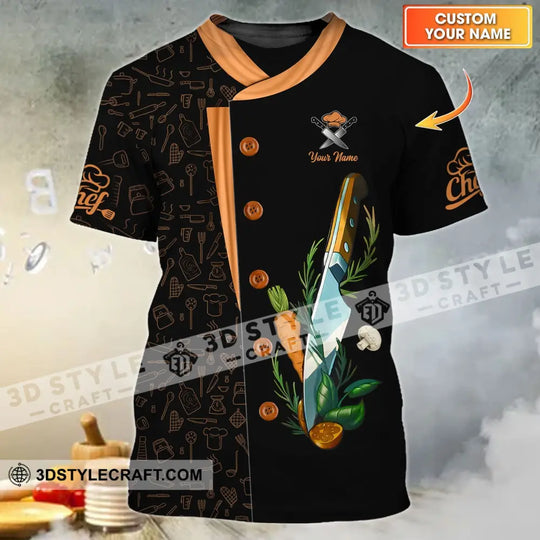 Unisex Shirt - Custom Name 3D Shirt - Kitchenware Vegetable Shirt style option 1