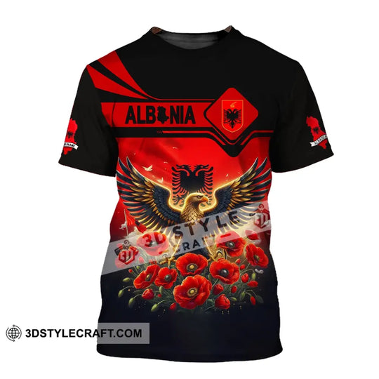 Unisex Shirt, Custom Name Albania Shirt, Albania Polo Long Sleeve, Albania Gift style option 2