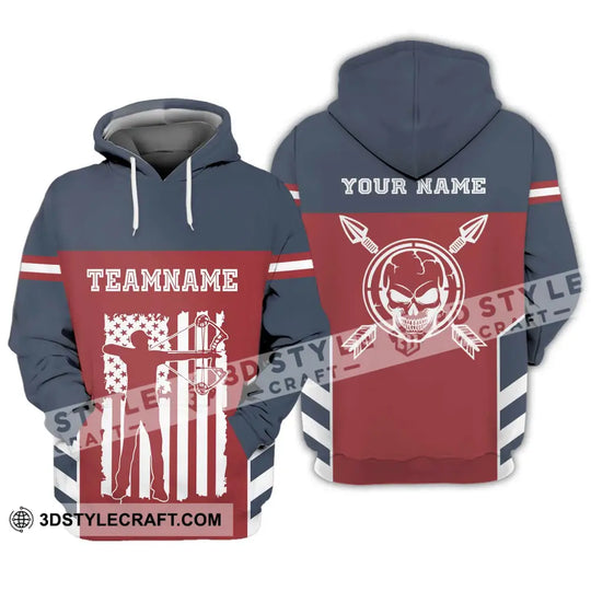 Unisex Shirt - Custom Name America Archery Shirt style option 3