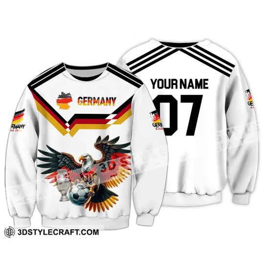 Unisex Shirt - Custom Name And Number 2024 Euro Cup Shirt, Germany Team style option 4