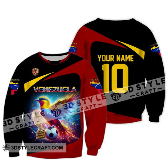 Unisex Shirt - Custom Name And Number COPA 2024 Cup Sport Shirt, Venezuela Team style option 4