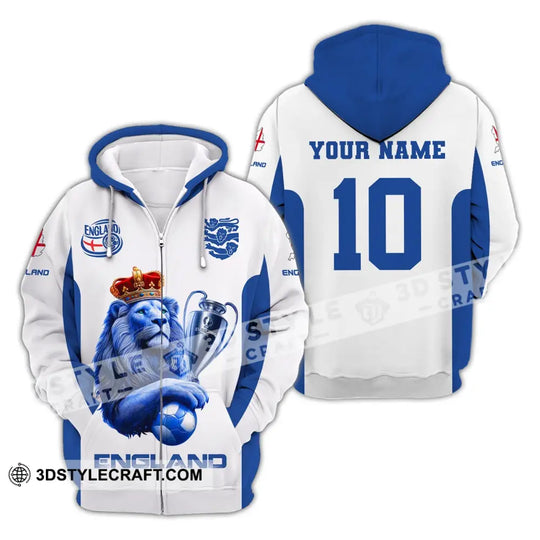 Unisex Shirt, Custom Name and Number England Football Shirt, England Football Polo Long Sleeve, Euro 2024 Shirt style option 3