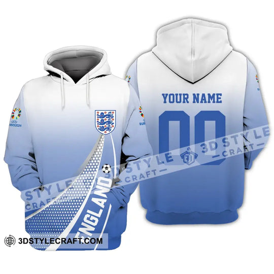 Unisex Shirt - Custom Name And Number England National Team Euro Shirt 2024 style option 2