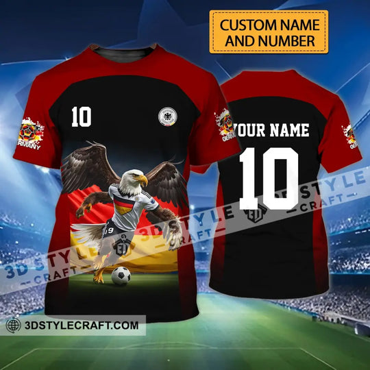 Unisex Shirt - Custom Name And Number, Euro 2024 German Eagle Shirt style option 1