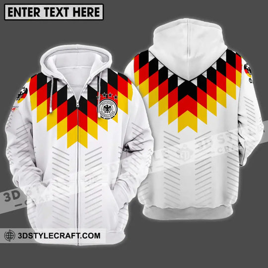 Unisex Shirt - Custom Name And Number Shirt, Euro 2024 Germany National Team Flag Color style option 2
