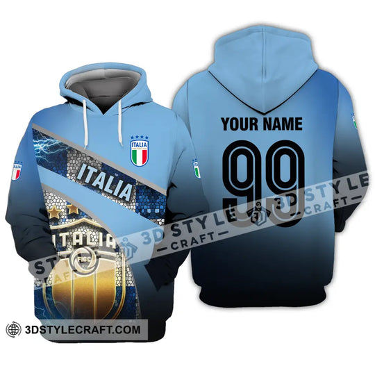 Unisex Shirt - Custom Name And Number, Euro 2024 Shirt Italia National Team style option 4