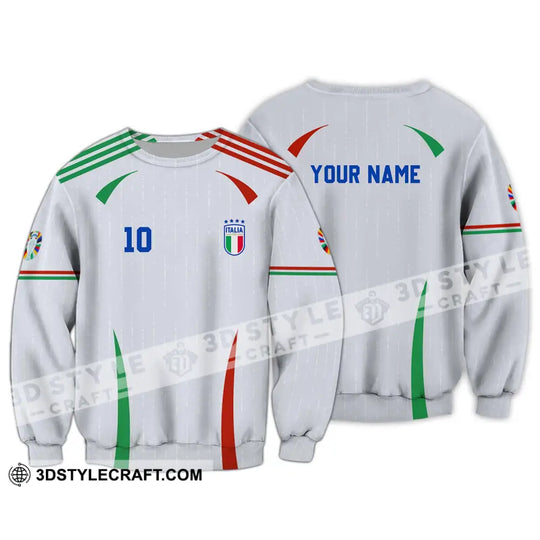 Unisex Shirt - Custom Name And Number Shirt, Euro 2024 Shirt, Italy Team style option 4