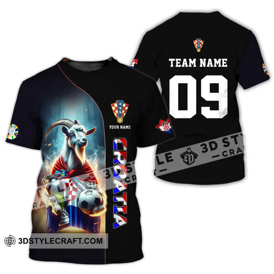 Unisex Shirt - Custom Name And Number Euro 2024 Shirt National Team, Croatia style option 2
