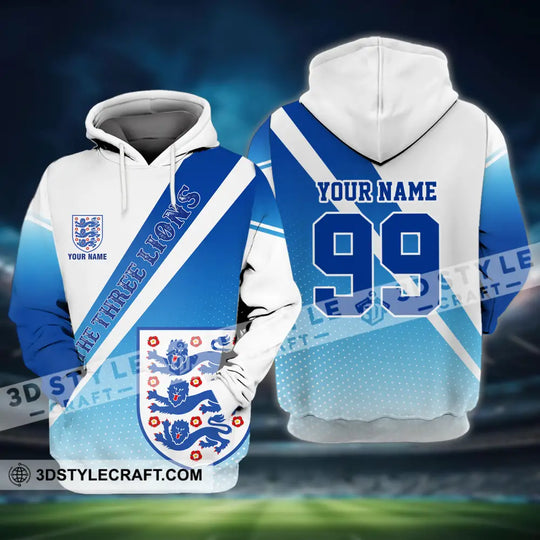 Unisex Shirt - Custom Name And Number Shirt, Euro 2024 National Team, England Team style option 4