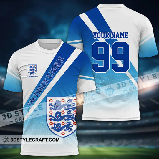 Unisex Shirt - Custom Name And Number Shirt, Euro 2024 National Team, England Team style option 2