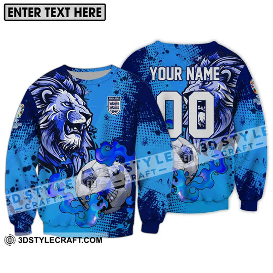 Unisex Shirt - Custom Name And Number Shirt, Euro 2024 Team Shirt, England Team style option 4