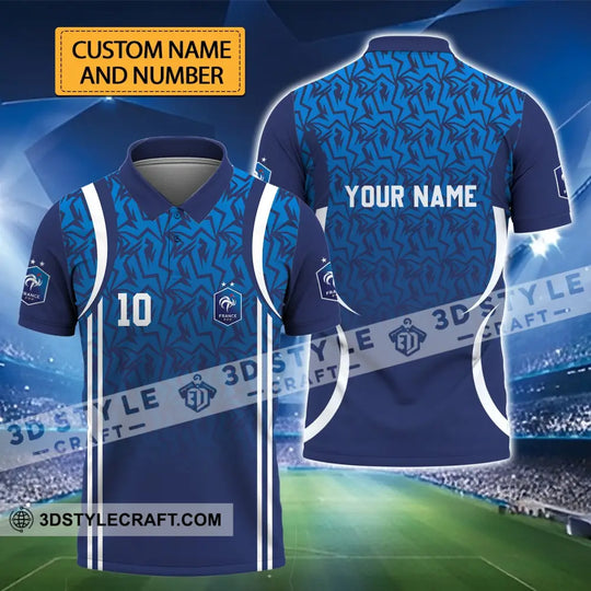 Unisex Shirt - Custom Name And Number Shirt, France Team Lover Shirt, Euro 2024 style option 1