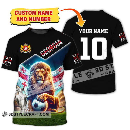 Unisex Shirt, Custom Name and Number Georgia Football Shirt, Georgia Football Polo Long Sleeve Shirt style option 1