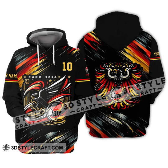 Unisex Shirt - Custom Name And Number, Germany Euro 2024 Eagle Shirt style option 3