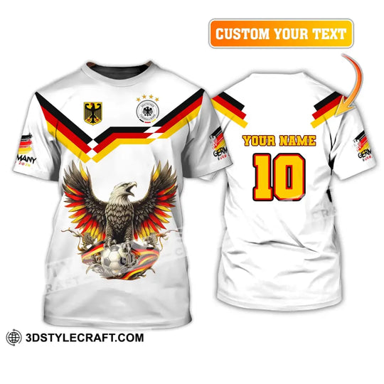 Unisex Shirt, Custom Name and Number Germany Euro 2024 Football Shirt, Germany Football Polo Long Sleeve style option 2