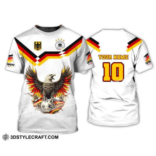 Unisex Shirt, Custom Name and Number Germany Euro 2024 Football Shirt, Germany Football Polo Long Sleeve style option 3