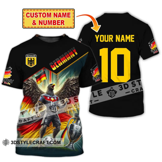 Unisex Shirt, Custom Name and Number Germany Football Shirt, Germany Football Polo Long Sleeve Shirt style option 1