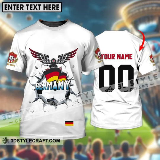 Unisex Shirt - Custom Name And Number Shirt, Germany National Team Euro 2024 style option 1