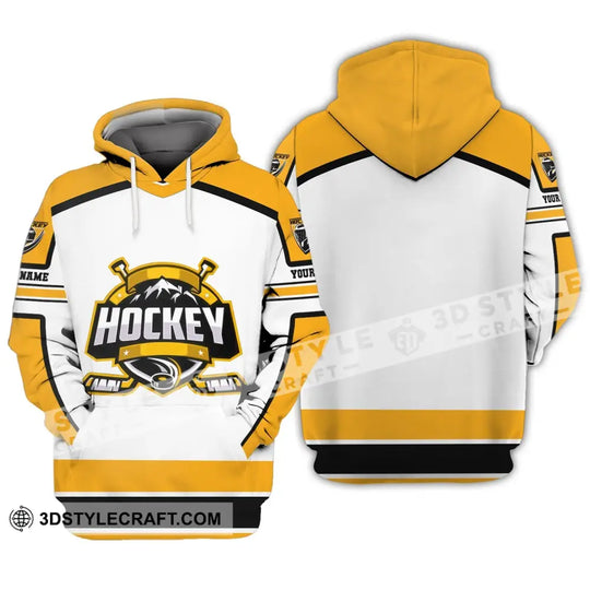 Unisex Shirt, Custom Name and Number Hockey T-Shirt, Hockey Hoodie, Gift for Hockey Player style option 4