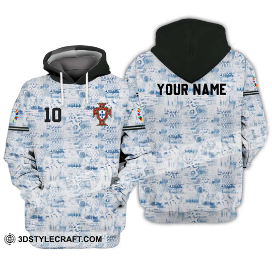 Unisex Shirt - Custom Name And Number Portugal National Team Shirt style option 3