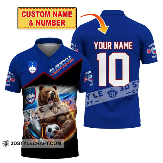 Unisex Shirt, Custom Name and Number Slovakia Football Polo Shirt, Euro 2024 Slovakia Football Hoodie Long Sleeve Shirt style option 3