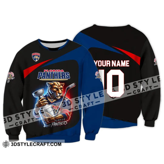 Unisex Shirt - Custom Name And Number Sport Shirt, Florida Panthers style option 3