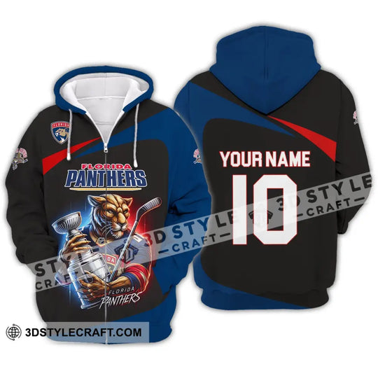 Unisex Shirt - Custom Name And Number Sport Shirt, Florida Panthers style option 2