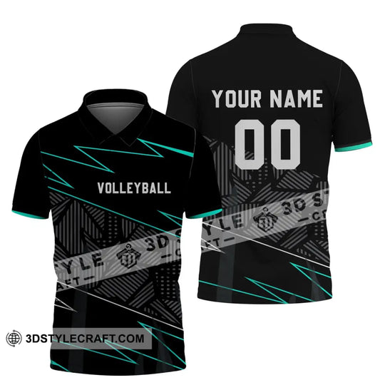 Unisex Shirt - Custom Name and Number T-Shirt - Personalized Volleyball Shirt - Volleyball Clothing style option 2