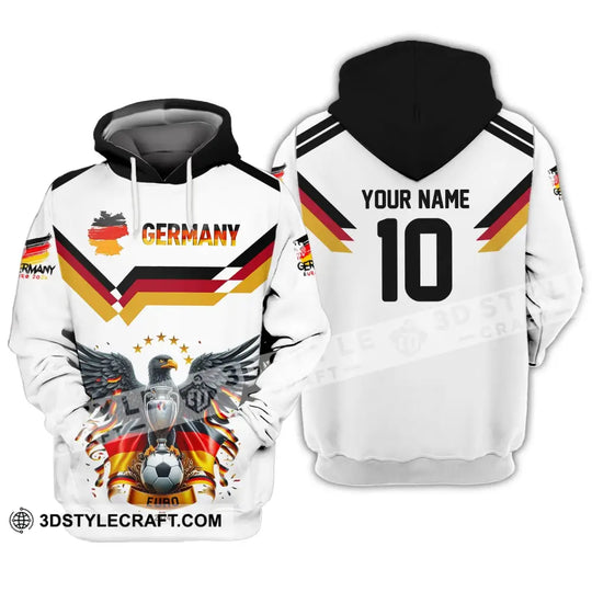 Unisex Shirt - Custom Name And Number Team Shirt, Germany Euro 2024 style option 2