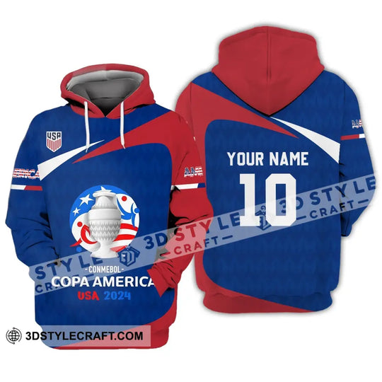 Unisex Shirt - Custom Name And Number Shirt, USA National Team Lover style option 2