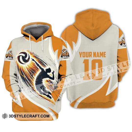 Unisex Shirt - Custom Name And Number Volley Ball Shirt style option 2