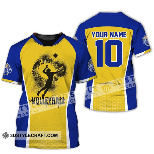 Unisex Shirt, Custom Name and Number Volleyball Shirt, Volleyball Club Uniform, Volleyball Hoodie T-Shirt style option 3