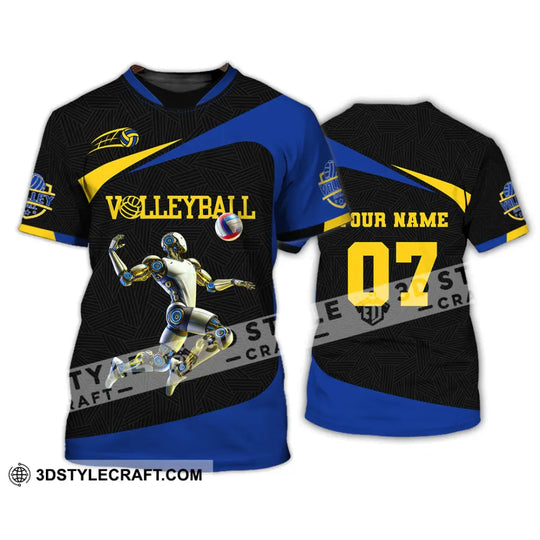 Unisex Shirt, Custom Name and Number Volleyball Shirt, Volleyball Lover Gift style option 2