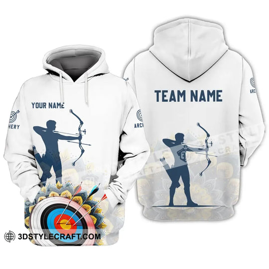 Unisex Shirt - Custom Name And Team Name Shirt - Archery Lover Shirt style option 3
