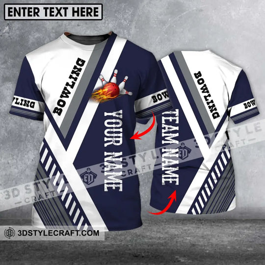 Unisex Shirt - Custom Name And Team Name Shirt - Bowling Team Shirt - Bowling Lover Gift - Bowling Gift style option 1
