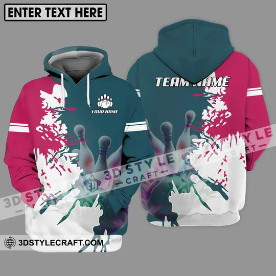 Unisex Shirt - Custom Name And Team Name Bowling Lover Shirt style option 3