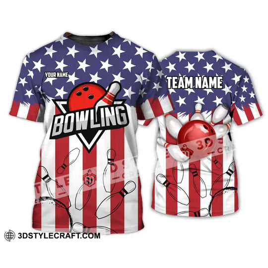 Unisex Shirt - Custom Name And Team Name Shirt - Bowling Polo Shirt - Bowling Lover Gift - Bowling Player Shirt style option 2