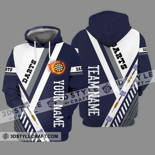 Unisex Shirt - Custom Name And Team Name Shirt, Darts And Arrows style option 3