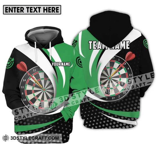 Unisex Shirt - Custom Name And Team Name Darts Shirt, Darts Lover style option 3