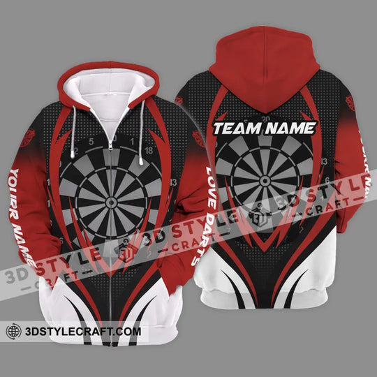 Unisex Shirt - Custom Name And Team Name Shirt, Darts Sport Style Shirt style option 2