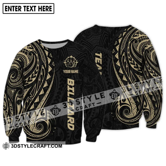 Unisex Shirt - Custom Name And Team Name Shirt, Gold Pattern Shirt style option 4