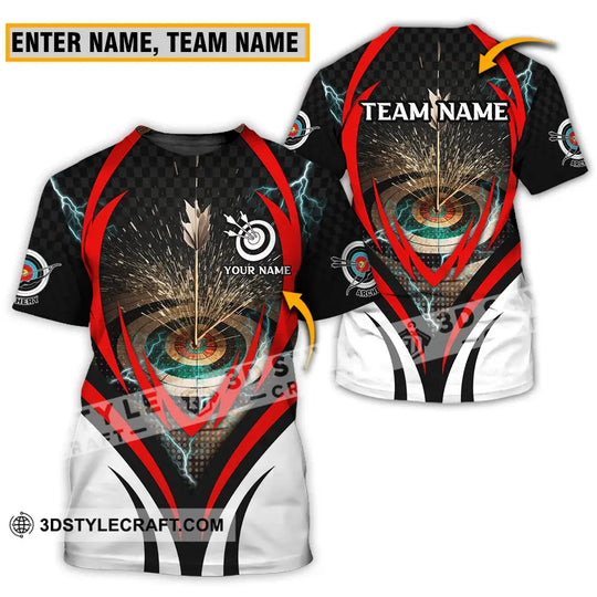 Unisex Shirt - Custom Name And Team Name On Target Archery Shirt style option 1